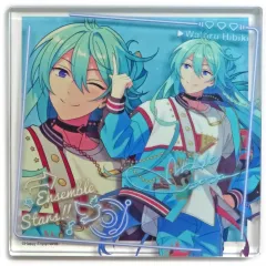 【中古】アクリルスタンド・アクリルパネル 日々樹渉 記念アクリルブロック(スクエア) 「あんさんぶるスターズ!!」 中国7周年記念グッズ