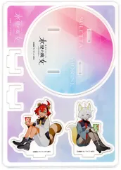 【中古】アクリルスタンド・アクリルパネル スレッタ・マーキュリー＆ミオリネ・レンブラン アクリルヌードルストッパー 「機動戦士ガンダム 水星の魔女」 セブンネットショッピング限定