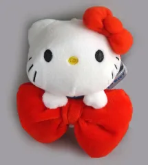 【中古】ぬいぐるみマスコット・ぬいぐるみバッジ ハローキティ(リボン) マスコット ハローキティこれくしょん 「サンリオキャラクターズ」