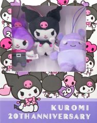 新品未開封】KUROMI 20TH ANNIVERSARY ぬいぐるみセット - メルカリ