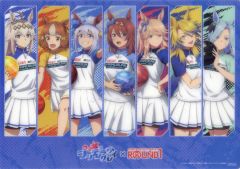 [중고] 탁상 매트 집합(7명/전신) 오리지널 B4 프라매트 [말딸 신데렐라 그레이×ROUND1] 콜라보 팩·콜라보룸 이용 특전 후반