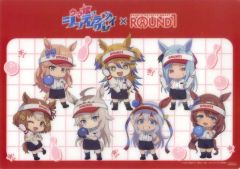 [중고] 탁상 매트 집합(7명) 오리지널 B4 플라매트 [말딸 신데렐라 그레이×ROUND1] 콜라보 팩·콜라보룸 이용 특전 전반