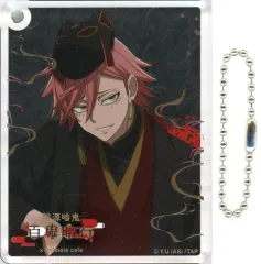 【中古】キーホルダー 花魁坂京夜(描き起こしイラスト) 「桃源暗鬼 百鬼暗行×animatecafe トレーディングCoLotta A」