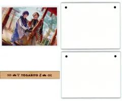 【中古】グッズセット 剣持刀也＆伏見ガク 両面フレーム＆ブロマイド風カード 「バーチャルYouTuber にじさんじ TOGABITO New Year 2026 -AKEOME-」