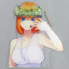 【中古】アクリルスタンド・アクリルパネル 中野四葉(原作イラスト) バストアップアクリルボード 「一番くじ 五等分の花嫁 ～一番くじ化5周年のお祝いも私たち全員で分かち合います!～ 」 D賞
