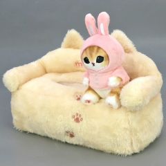 [중고] 티슈 케이스 티슈 커버 편안한 냥이 소파형 티슈 케이스 [이치 반 쿠지 mofusand 냥코들과 파자마 파티] 마지막 원상