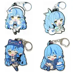 【中古】キーホルダー 全4種セット 「バーチャルYouTuber ホロライブ 雪花ラミィ 活動5周年記念 ランダムラバーキーホルダー」