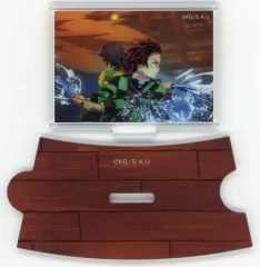 【中古】アクリルスタンド・アクリルパネル 竈門炭治郎＆冨岡義勇(冨岡後ろ姿/水/炭治郎横向き) 「劇場版 鬼滅の刃 無限城編 第一章 猗窩座再来 水の呼吸ランダムミニアクスタ」 劇場グッズ