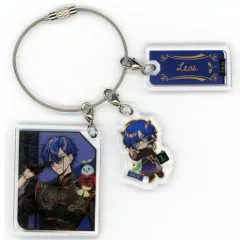 【中古】キーホルダー レオス・ヴィンセント 3連アクリルキーホルダー 「バーチャルYouTuber にじさんじCAFE in SWEETS PARADISE 第14弾」