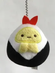 【中古】ぬいぐるみマスコット・ぬいぐるみバッジ えびふらいのしっぽ すみっコ弁当 おにぎりごっこマスコットキーチェーン 「すみっコぐらし」