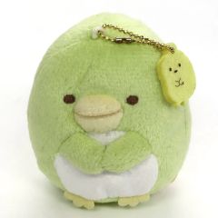 [중고] 봉제인형 마스코트 배지 펭귄?