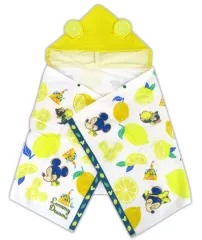 【中古】タオル・手ぬぐい ミッキーマウス＆ミニーマウス(Lemony Dreams) フード付きタオル 「ディズニー」 東京ディズニーリゾート限定