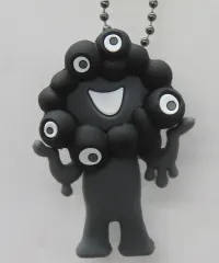 【中古】キーホルダー A.ミャクミャク(両手上げ) PVCマスコット(ブラック) 「EXPO2025 大阪・関西万博 ミャクミャク」