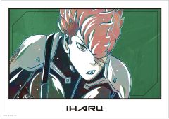 [중고] 포스터 A3 매트 가공 포스터 Ani-Art 제2탄 후루하시 이하루 [괴수 8호]
