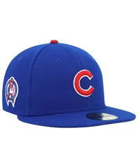 ニューエラ メンズ アクセサリー 帽子 New Era Mens Royal Chicago Cubs 911 Memorial Side Patch 59Fifty Fitted Hat Royal