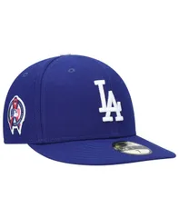 ニューエラ メンズ アクセサリー 帽子 New Era Mens Royal Los Angeles Dodgers 911 Memorial Side Patch 59FIFTY Fitted Hat Royal