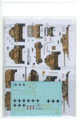 【新品】塗料・工具 1/35 WWII ドイツ スターリングラード戦線 ブラウ作戦＃2 第103戦車大隊/第116戦車大隊のII号戦車F型/III号戦車H/J/L型/IV号戦車F2型/Sd.Kfz.11/キューベルワーゲン デカール [SD35-3035]