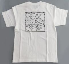 [중고] T셔츠 카라스노고교(까마귀 일러스트) T셔츠(반소매·레귤러 피트) 화이트 XS사이즈 [극장판 하이큐!! 쓰레기 버려진 장소의 결전×유니클로(UT)]