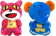 【中古】ぬいぐるみ 全2種セット Mサイズぬいぐるみ2 「たべっ子どうぶつ」 ゲオ限定