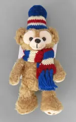 【中古】ぬいぐるみ ダッフィー(ウィンターシーズンコスチューム/2005) ぬいぐるみバッジ 「ダッフィー＆フレンズ20周年：マイ・メモリーズ・ウィズ・ダッフィー」 東京ディズニーシー限定