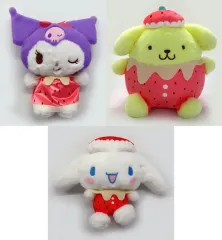 【中古】ぬいぐるみ 全3種セット いちごみるくメルトドールBIGタイプ2 「サンリオキャラクターズ」