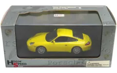 【中古】ミニカー 1/43 PORSCHE 911 CARRERA RA CABRIO 1995(イエロー) [HF9203F]