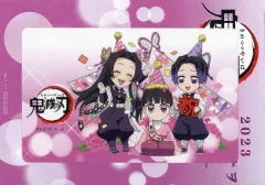 【中古】シール・ステッカー 栗花落カナヲ＆胡蝶カナエ＆胡蝶しのぶ ICステッカー 「鬼滅の刃 ufotable Cafe/マチ★アソビCAFE 栗花落カナヲ 誕生祭2023」 ufotableポイント交換景品