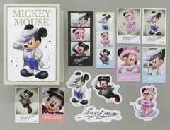 【中古】シール・ステッカー ミッキー＆ミニー ボックス入りステッカーセット HAPPY BIRTHDAY MICKEY 2025 「ディズニー」 ディズニーストア限定