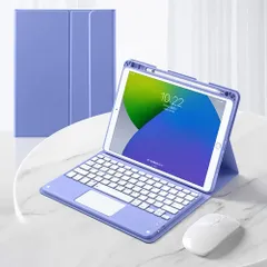 新品 大型タッチパッド付き iPad Pro11 2022/2021/2020/2018 キーボード付き カバー 第 4 3 2 1 世代 脱着式 Bluetooth ワイヤレスキーボード 手帳型 US配列 薄型 Apple pencil 収納 お洒落 カラフ