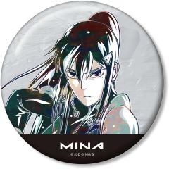 [중고] 배지 빈즈 아백 미나 Ani-Art 제2탄 100mm 캔 배지 [괴수 8호]