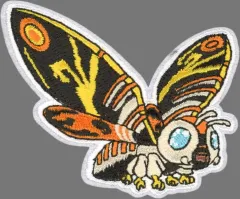 【中古】バッジ・ビンズ モスラ 刺繍ワッペン 「ゴジラシリーズ」