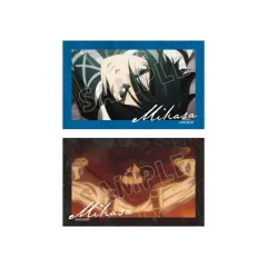 【中古】キャラカード ミカサ・アッカーマン 場面写イラストカード2枚セット vol.2 「進撃の巨人」