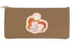 【中古】筆箱・ペンケース グレージュ フラットペンケース 「パンどろぼう」のサムネイル