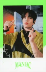 【中古】コレクションカード(男性) Stray Kids/Seungmin(スンミン)/枠白・黄緑/「Stray Kids 2nd World Tour MANIAC in Seoul」SKZOOグッズ予約特典ランダムポラロイドカード