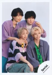 【中古】生写真(STARTO) SpeciaL/集合(4人)/膝上/「大西風雅＆岡崎彪太郎 Summer SpeciaL Concert 2025」グッズオフショット/公式生写真
