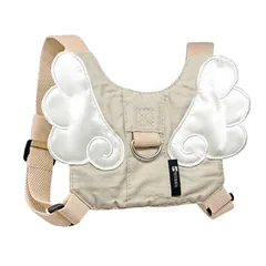 新品 《保育士推奨》MILASIC ナビキッズハーネス ラテグレー 迷子紐 リュックみたいに背負える 飛び出し防止 ハーネス こども ひも 迷子防止グッズ 安全ベルト セーフティーハーネス 幼児 児童 1歳 2歳 3歳 お出かけ 公園 旅行 通園 プレゼント