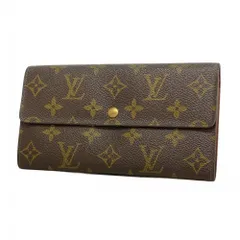 ルイ・ヴィトン(Louis Vuitton) ルイ・ヴィトン 長財布 モノグラム ポシェットポルトモネクレディ M61723 ブラウンレディース