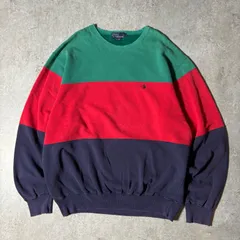 1990s “Polo by Ralph Lauren” Multi Color One Point Sweatshirt