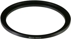 新品 NinoLite ステップアップリング 86mm→95mm カメラレンズ用 アルミ合金製 アダプターリング(Step-Up Ring) 黒のサムネイル