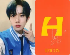 【中古】コレクションカード(男性) ENHYPEN/ヒスン(HEESEUNG)/裏面オレンジ・印刷サイン入り/「DICON D’FESTA MINI EDITION ENHYPEN」フォトカード