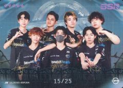 [중고] 컬렉션 카드(남성) IJL2025S-SSR26A[SSR(박 밀기 사인 포함)(/25)]:DetonatioN FocusMe/집합(7명)/신가입 팀 카드/IdentityV 제5인격 Japan League 카드 컬렉션 제2탄
