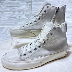 bussola ブソラ サイドジップ ハイカット スニーカー 37 シルバー 23.5cmのサムネイル