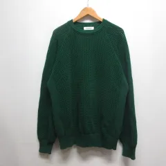 モンキータイム MONKEY TIME アローズ 美品 クルーネック メッシュ ニット プルオーバー セーター 1 緑 グリーン コットンのサムネイル