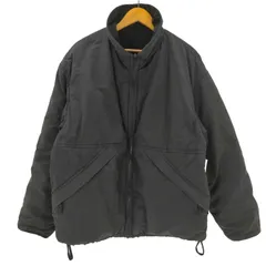 アルマーニジーンズ ARMANI JEANS 00S SIMIN T SPA ラバーロゴ フリース リバーシブル ジップアップ ジャケット ブルゾン メンズ  I:54のサムネイル