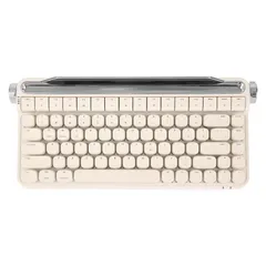 レトロタイプライター風 ワイヤレスキーボードホワイト｜Bluetooth対応 楽天市場】＼500円OFFクーポン／タイプライター キーボード かわいい