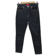 レッドカード RED CARD デニムパンツ ジーンズ テーパードパンツ ロング丈 25 紺 無地 /SY7 ■ECE003