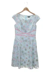 トッカ COPTOHM0410 ワンピース 00 ブルー フラワーモチーフ レース ITS0JVJRGO16