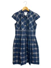 美品☆ ブルーレーベルクレストブリッジ チェック ワンピース 36 S