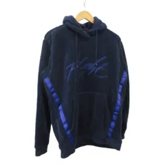 ナイキ NIKE ジョーダン JORDAN パーカー M 紺 ネイビー フード付き 長袖 ロゴ刺繍 /SH ■ECA003