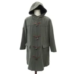 セルッティ CERRUTI 1881 ダッフルコート ロング丈 グレー ヘリンボーン柄 フード付き /HO18 ■ECA002